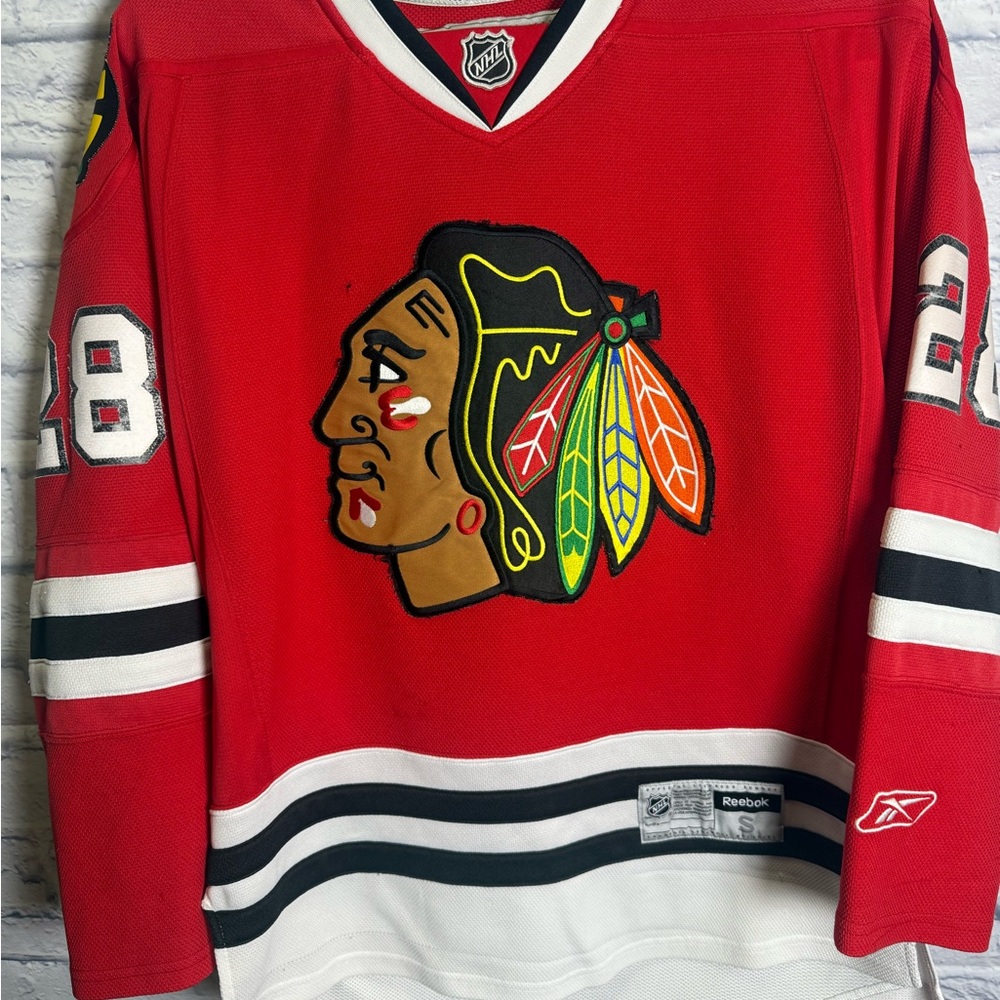 Reebok Red and Black Hockey Jersey